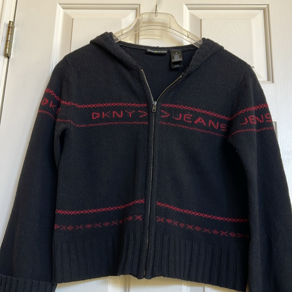DKNY full Zip Hooded sweater